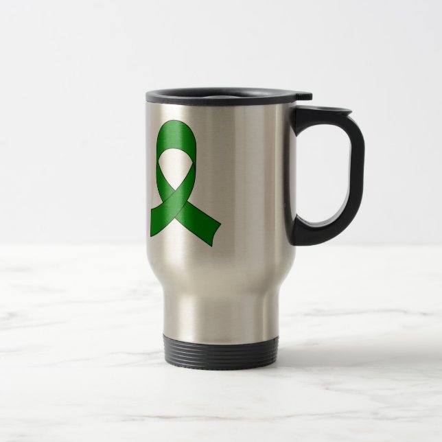 Caneca Térmica Desenho da Faixa Verde (Direita)