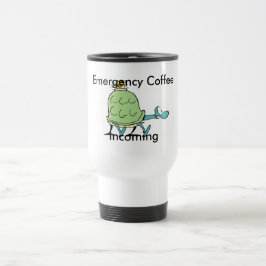 Caneca Térmica Desenhos animados do café da tartaruga do pântano