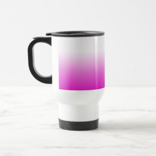 Caneca Térmica Design-60416 de Fundo de Gradiente Ombr Rosa