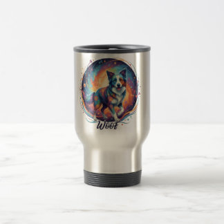 Caneca Térmica Design Artístico de Cachorro Fofo para Amantes de 