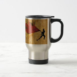 Caneca Térmica "Design da arte da rua da raiva criativa"