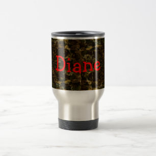Caneca Térmica Design da pétala do amante de Camo