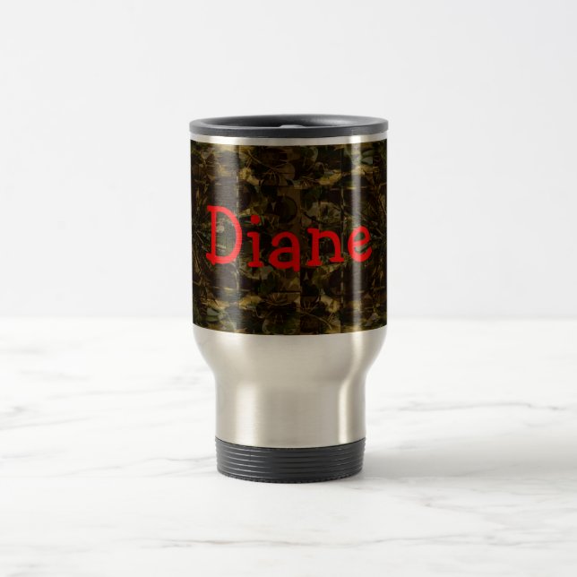 Caneca Térmica Design da pétala do amante de Camo (Centro)