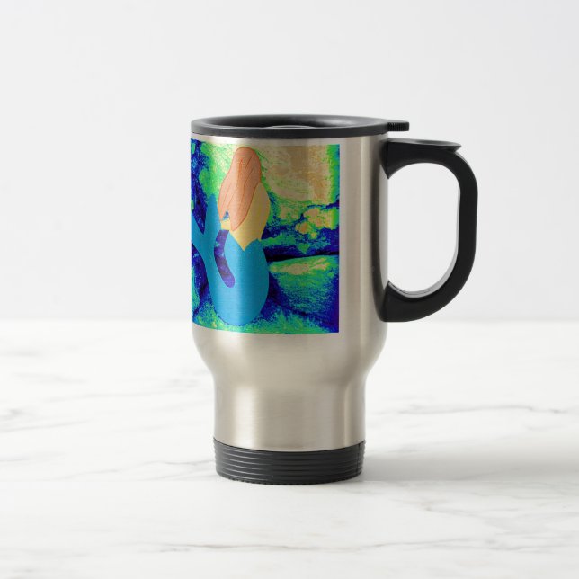 Caneca Térmica design da sereia (Direita)