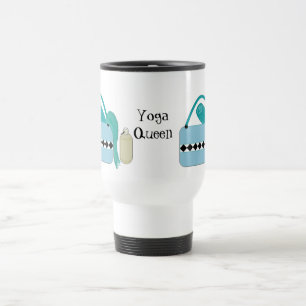 Caneca Térmica Design de Equipamentos de Yoga Rainha do Yoga