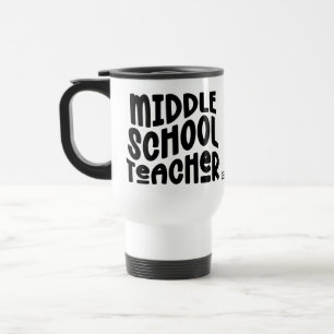 Caneca Térmica Design de Tipografia para Professor de Ensino Fund