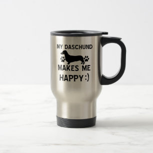 Caneca Térmica Design do cão de Daschund