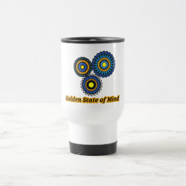 Caneca Térmica Design do Círculo Dourado