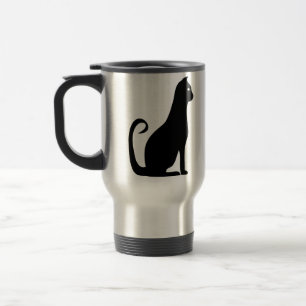 Caneca Térmica Design do gato preto