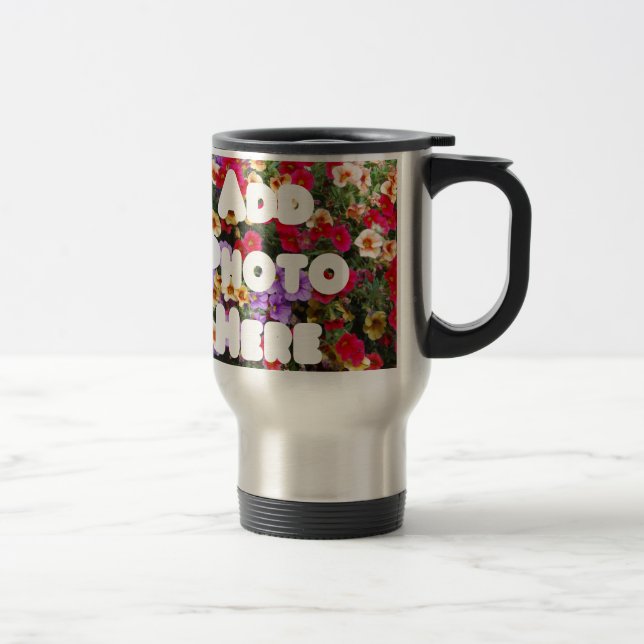 Caneca Térmica Design do modelo de Zazzle minha própria (Direita)