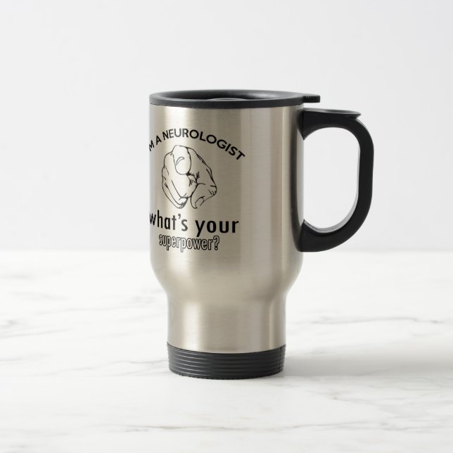 Caneca Térmica design do neurologista (Direita)