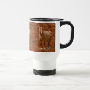 Caneca Térmica Design eqüino do presente dos Cavalo-amantes
