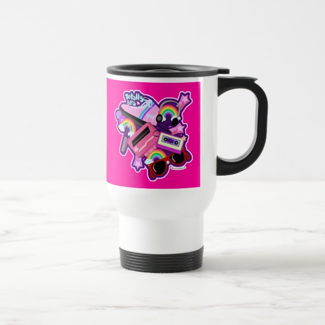 Caneca Térmica Design Mega Neon 80s (Direita)