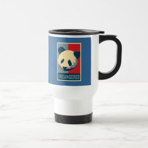 Caneca Térmica Design psto em perigo do pop art da panda