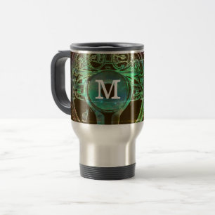 Caneca Térmica Design temático personalizado do monograma do