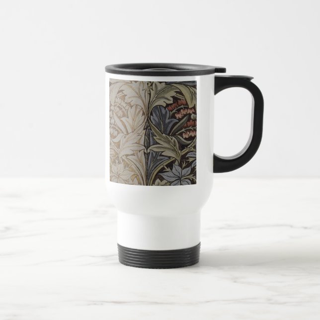 Caneca Térmica Design William Morris Bluebell Tapeçaria (Direita)