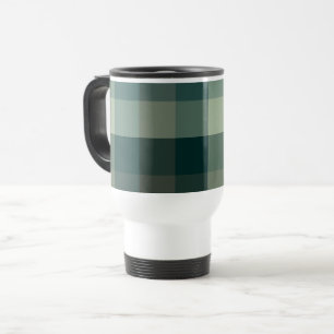 Caneca Térmica Design Xadrez Ginga Verde