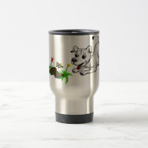 Caneca Térmica Despertar de primavera, filhote com borboleta
