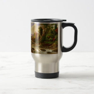 Caneca Térmica Destino de Robert Duncanson do rio da floresta da
