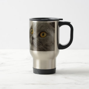 Caneca Térmica Destino mal-humorado do amor da paz do olhar