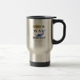 Caneca Térmica Deus é o caminho perfeito do aço sem manchas