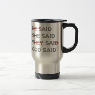 Caneca Térmica Deus tem a palavra final