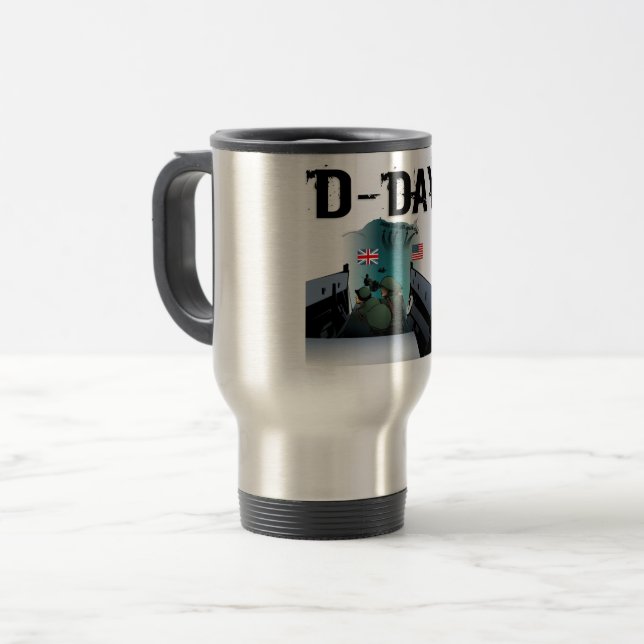Caneca Térmica DIA 6 de junho de 1944 (Frente Esquerda)