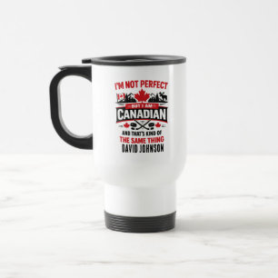 Caneca Térmica Dia da Bandeira do Canadá Personalizado Canadens