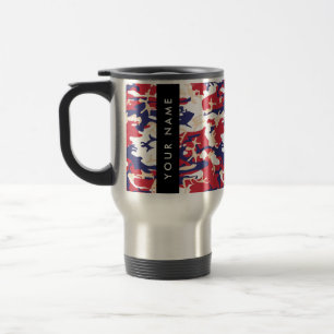 Caneca Térmica Dia da Independência Camuflagem Seu nome Personali