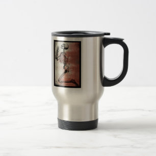 Caneca Térmica Dia da Viagem ao trabalho do Esqueleto de Oração