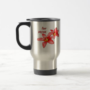 Caneca Térmica Dia das Mães - Tulipas Para a Mamãe - Ilustração  