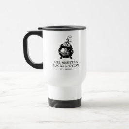 Caneca Térmica Dia de as Bruxas engraçado de poção mágica persona