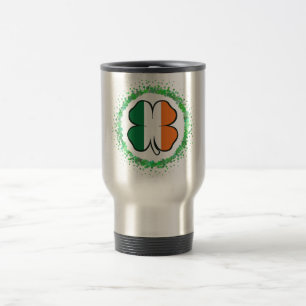 Caneca Térmica Dia de Clover Saint Patrick, Irlanda