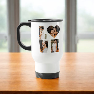 Caneca Térmica Dia de os namorados de Instagram Foto do Coração d