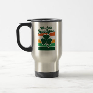 Caneca Térmica Dia de São Patrício Wee Little Hooligan Engraçado
