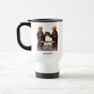 Caneca Térmica Dia de São Pedro e São Paulo Duas Colunas Católico