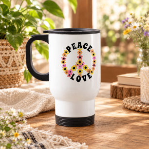 Caneca Térmica Dia Internacional da Flor do Amor pela Paz