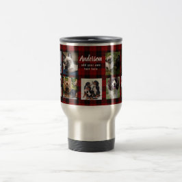 Caneca Térmica Dif. Gif. Gif. Cat Dog Red Tartan