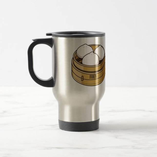 Caneca Térmica Dim sum cartoon illustration  (Esquerda)