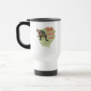 Caneca Térmica Dino Divertido Pare de Clicar