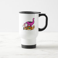 Dino Licking Fred Flintstone