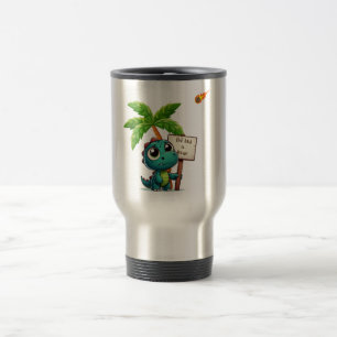 Caneca Térmica dinossauro fofo, engraçado