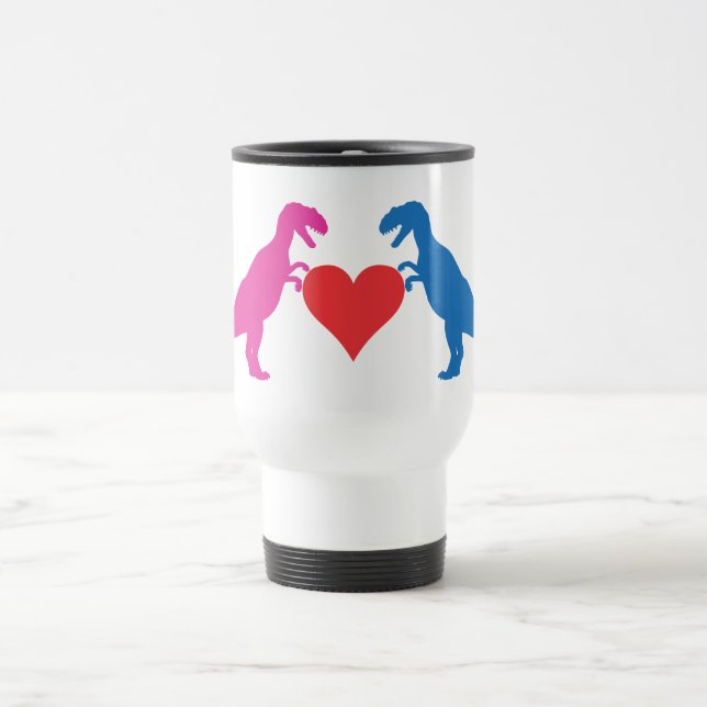 Caneca Térmica Dinossauros do amor (Centro)
