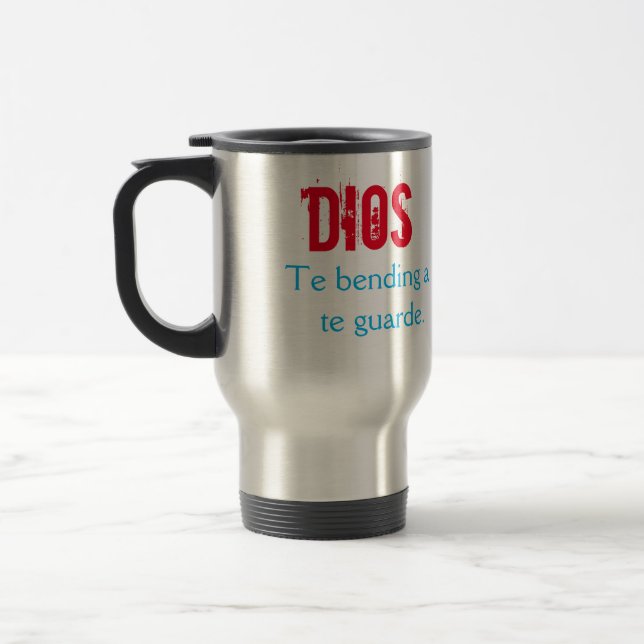 Caneca Térmica Dios te bendiga y the guarde (Esquerda)