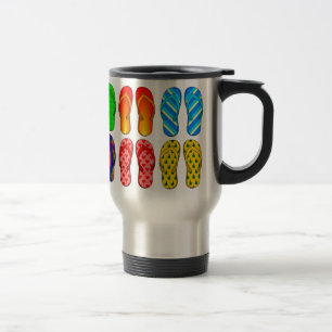 Caneca Térmica Divertimento do flip-flop