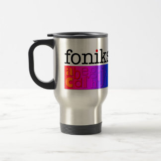 Caneca Térmica divertimento do iz dos foniks