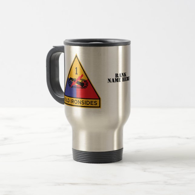 Caneca Térmica Divisão blindada de ruas "Velhinhas" (Frente Esquerda)