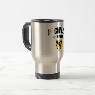 Caneca Térmica Divisão de Cavalaria de 1rua "Primeira Equipe dos