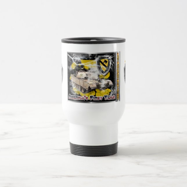 Caneca Térmica Divisão de Cavalaria de 1rua - Um de um Tipo Desig (Centro)