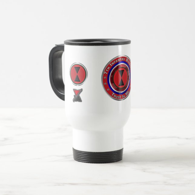 Caneca Térmica Divisão de Infantaria 7 (Frente Esquerda)